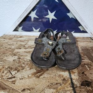 Vera Wang Women's Embellished Sandals (Gray) - SIZE 9.5